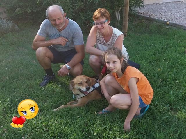 Molletta con la sua nuova famiglia!